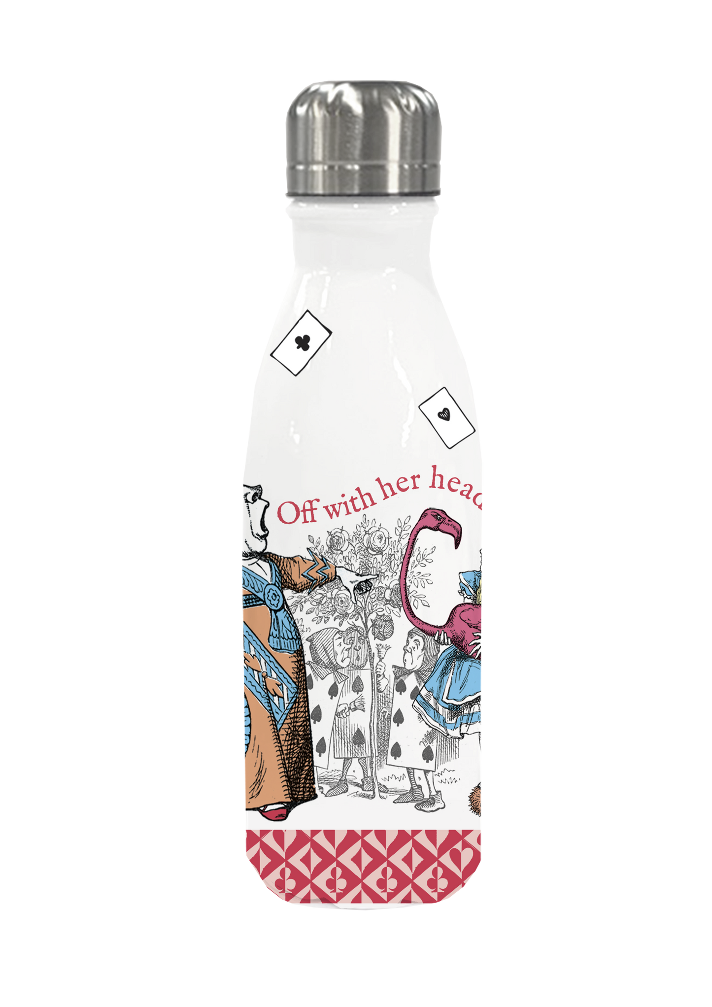Alice in Wonderland - Queen of hearts water bottle